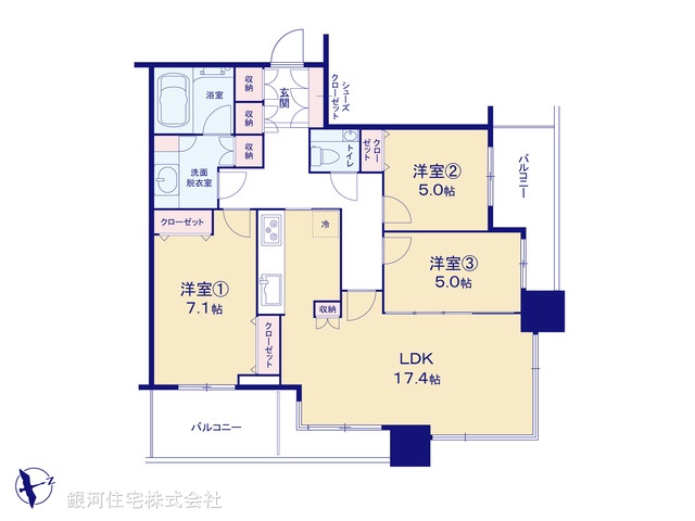 G00396170 東京都港区芝３丁目 中古マンション 2億5990万円【間取図】