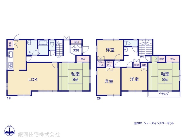 G00396173 千葉県木更津市畑沢南３丁目 中古一戸建て 1899万円【間取図】