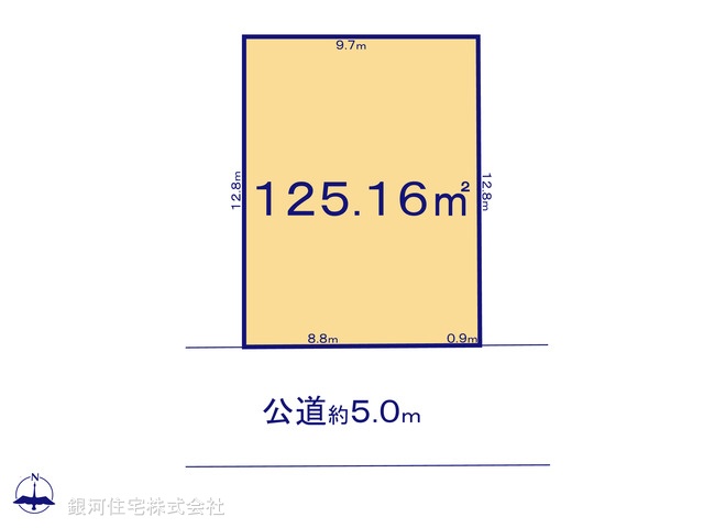 G00396202 神奈川県横浜市金沢区富岡西７丁目 土地 4280万円【区画図】