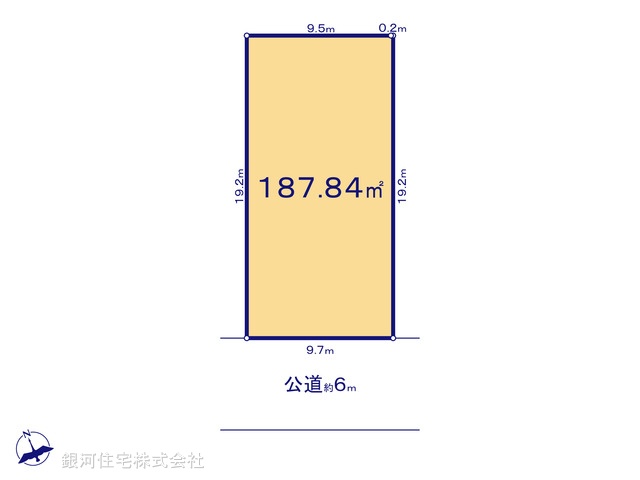 G00396237 東京都八王子市兵衛２丁目 土地 4650万円【区画図】