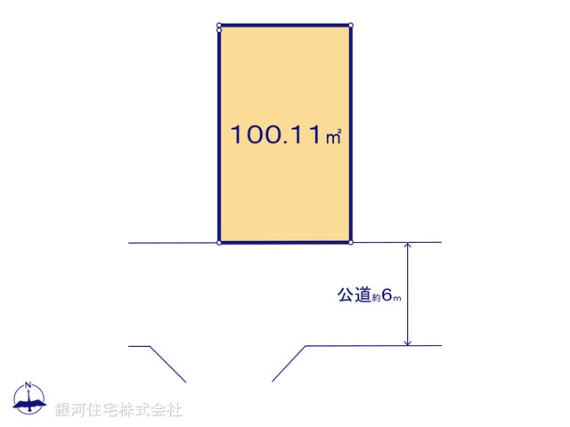 G00396316 千葉県市川市国分２丁目 土地 4490万円【区画図】