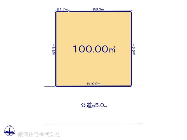 G00396440 東京都杉並区清水３丁目 土地 1億1880万円【区画図】