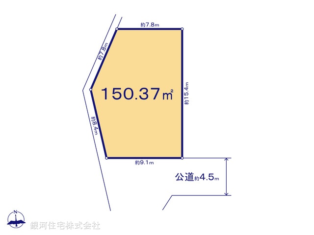 G00396466 神奈川県横浜市泉区新橋町 土地 3930万円【区画図】