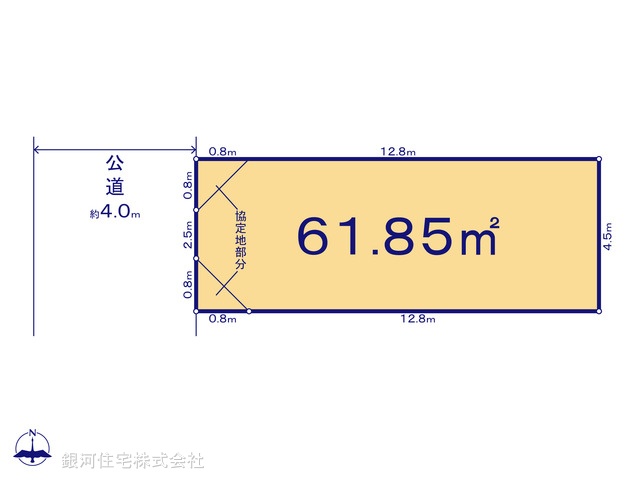 G00396493 神奈川県川崎市中原区今井西町 土地 7099万円【区画図】