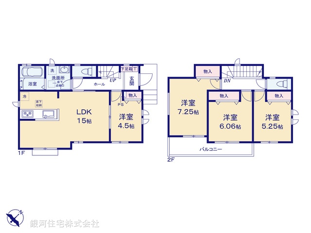 G00396818 埼玉県川越市大字砂 新築一戸建て 4290万円【間取図】