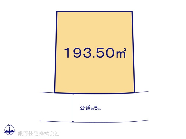 G00396841 神奈川県横須賀市湘南鷹取３丁目 土地 3180万円【区画図】