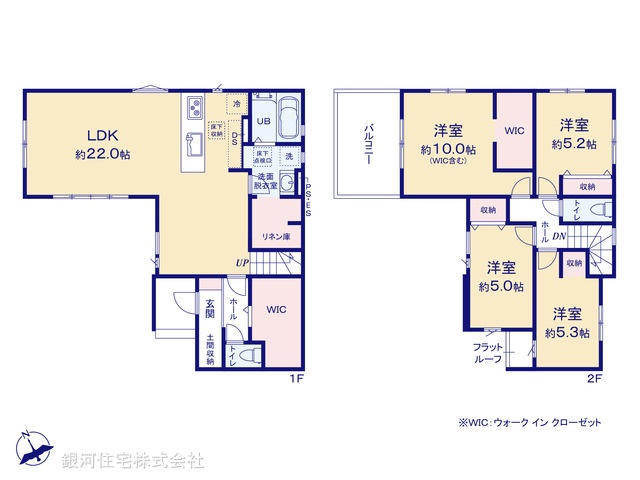 G00397324 千葉県佐倉市中志津２丁目 新築一戸建て 3998万円【間取図】