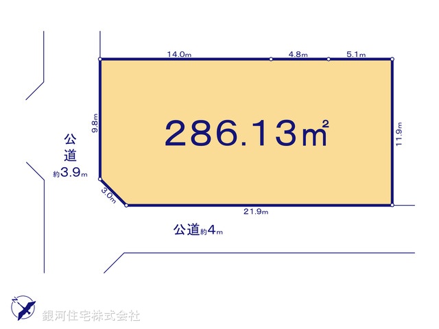 G00397415 埼玉県さいたま市西区大字指扇 土地 5180万円【区画図】