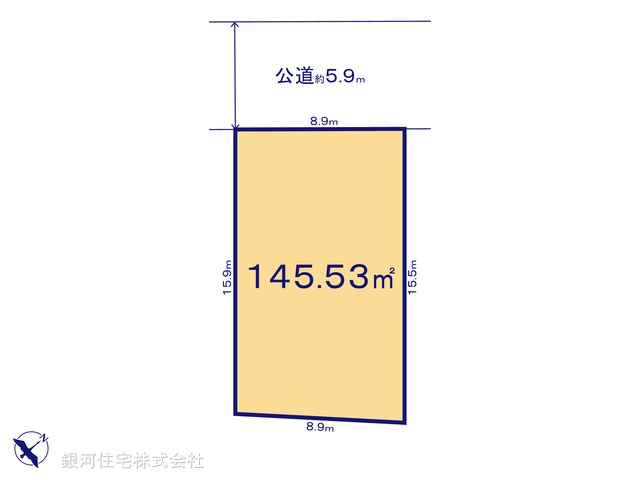 G00397467 千葉県柏市しいの木台２丁目 土地 2850万円【区画図】