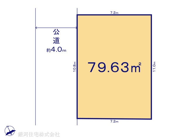 G00397472 千葉県船橋市浜町１丁目 土地 3750万円【区画図】