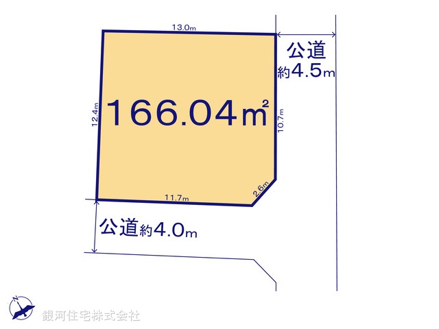 G00397477 千葉県千葉市若葉区若松町 土地 2650万円【区画図】