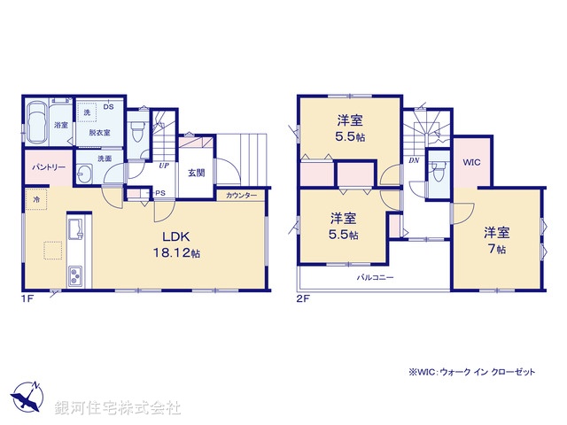 G00397503 埼玉県入間市高倉５丁目 新築一戸建て 3299万円【間取図】