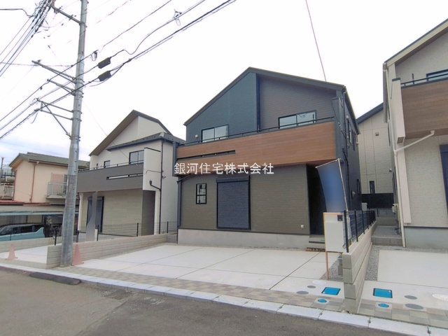 G00397518 埼玉県狭山市大字水野 新築一戸建て 4280万円 土地面積132.89m² (約40.19坪) 建物面積103.71m² (約31.37坪) 間取り４ＬＤＫ 築年月2026年07月(築１年以内)【外観2】