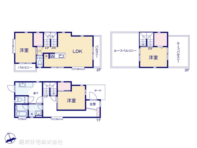 G00397537 神奈川県茅ヶ崎市中海岸４丁目 中古一戸建て 6180万円【間取図】