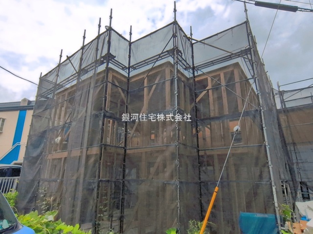 G00397541 神奈川県横浜市旭区上白根町 新築一戸建て 5180万円 土地面積120.40m² (約36.42坪) 建物面積97.09m² (約29.36坪) 間取り４ＬＤＫ 築年月2026年10月【外観7】