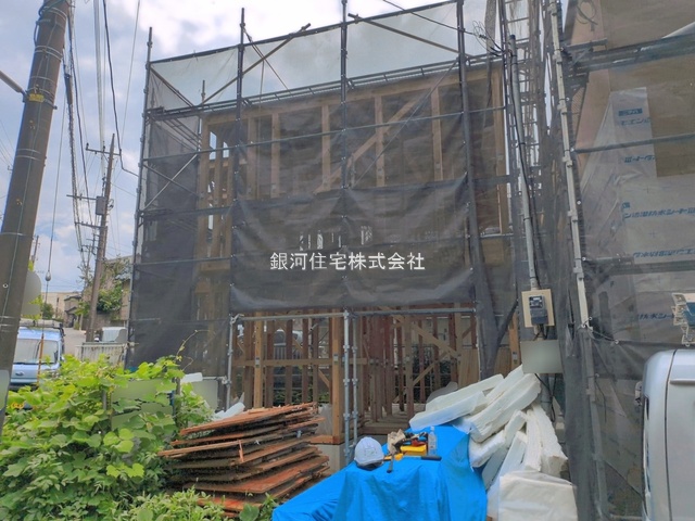 G00397541 神奈川県横浜市旭区上白根町 新築一戸建て 5180万円 土地面積120.40m² (約36.42坪) 建物面積97.09m² (約29.36坪) 間取り４ＬＤＫ 築年月2026年10月【外観8】