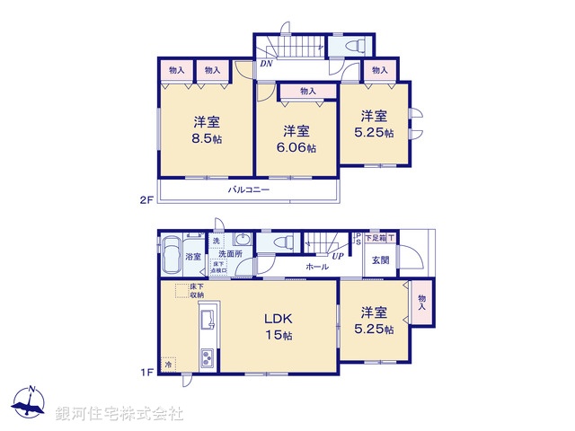 G00397691 千葉県佐倉市井野 新築一戸建て 3690万円【間取図】