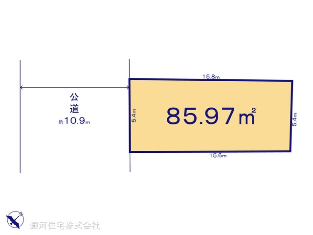 G00397907 東京都葛飾区柴又１丁目 土地 5499万円【区画図】
