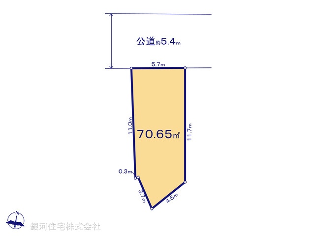 G00398040 東京都江戸川区南小岩５丁目 土地 6200万円【区画図】