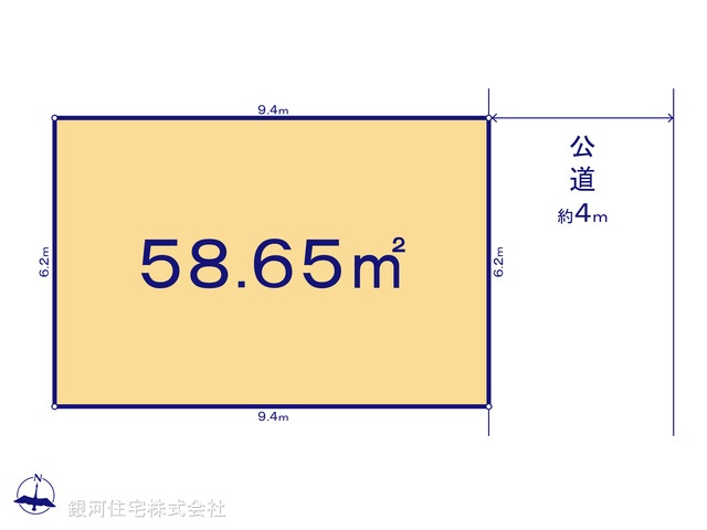 G00398090 神奈川県川崎市川崎区浅田４丁目 土地 3670万円【区画図】