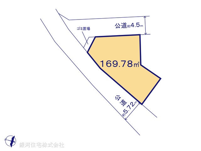 G00398150 神奈川県秦野市東田原 土地 1160万円【区画図】