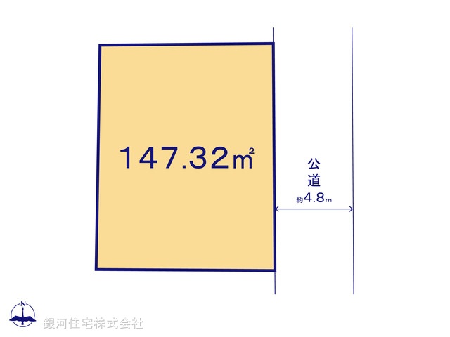 G00398152 神奈川県秦野市渋沢 土地 1380万円【区画図】