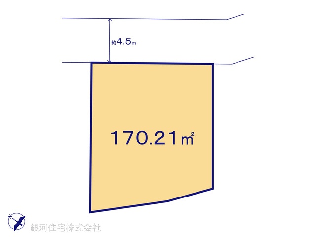 G00398177 神奈川県秦野市西田原 土地 1420万円【区画図】