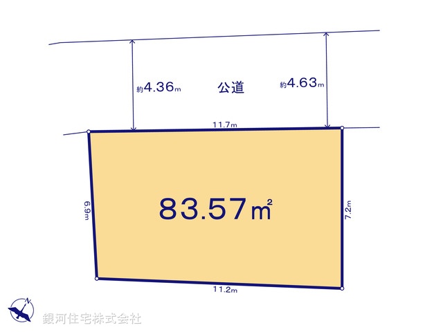 G00398235 東京都大田区南馬込３丁目 土地 6380万円【区画図】
