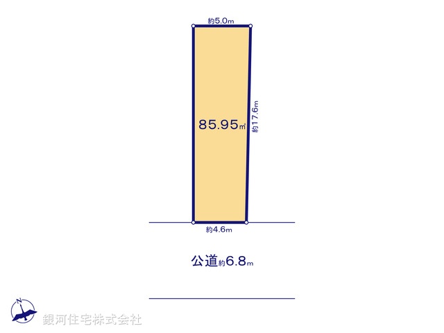 G00398269 神奈川県横浜市港北区日吉本町４丁目 土地 6580万円【区画図】