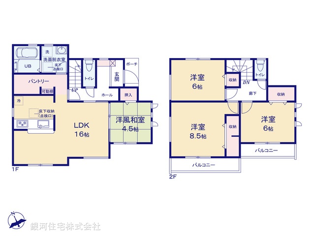 G00398304 東京都あきる野市引田 新築一戸建て 3199万円【間取図】