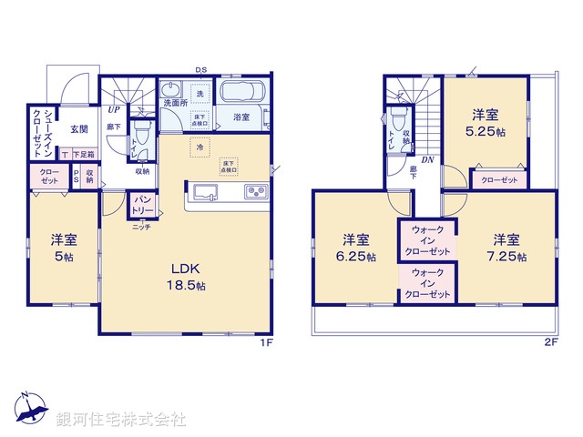 G00398338 千葉県柏市塚崎 新築一戸建て 2990万円【間取図】