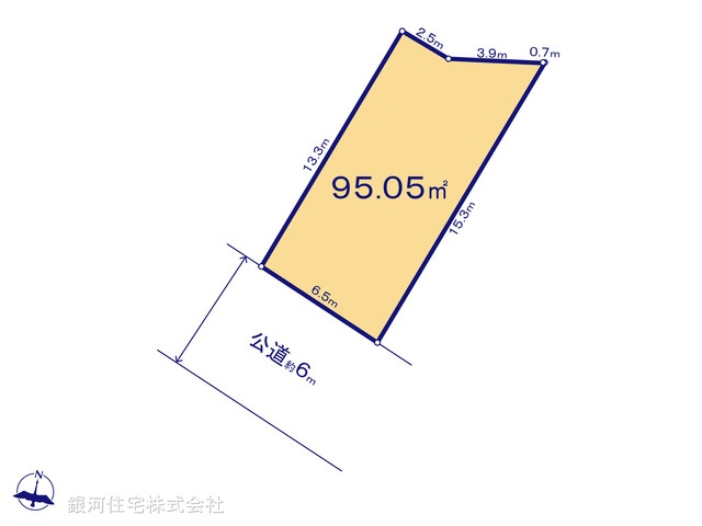 G00398397 東京都江戸川区上一色２丁目 土地(建築条件付土地) 4870万円【区画図】