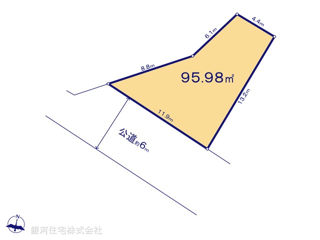 G00398399 東京都江戸川区上一色２丁目 土地(建築条件付土地) 4930万円【区画図】