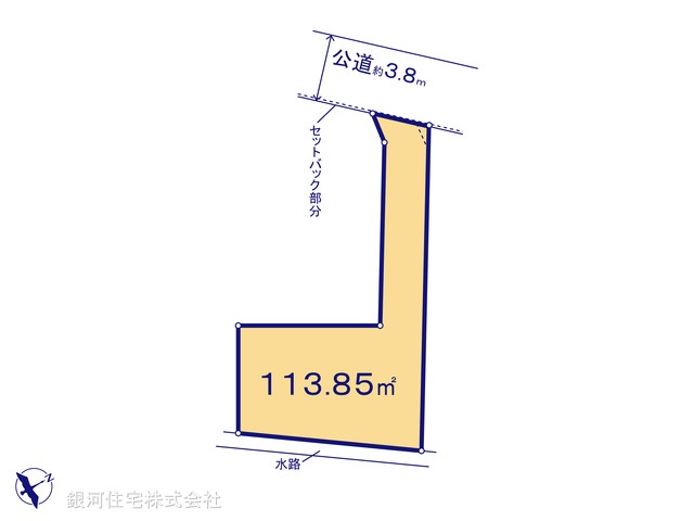 G00398410 千葉県船橋市三山６丁目 土地 1590万円【区画図】
