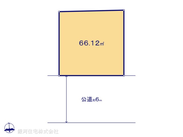 G00398420 東京都江戸川区中葛西６丁目 土地 7490万円【区画図】