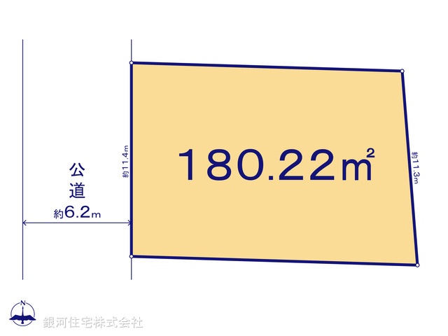 G00398456 神奈川県伊勢原市桜台４丁目 土地 2880万円【区画図】