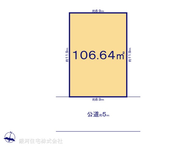 G00398477 東京都小平市小川町１丁目 土地 3480万円【区画図】