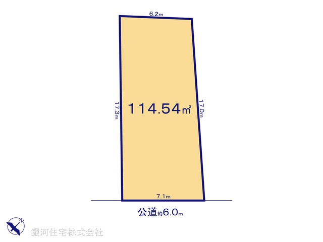 G00398514 千葉県柏市緑ヶ丘 土地 4250万円【区画図】