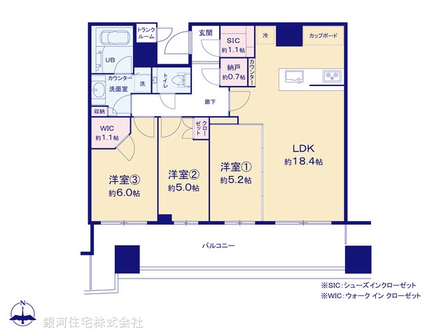 G00398533 東京都中央区晴海２丁目 中古マンション 2億499万円【間取図】