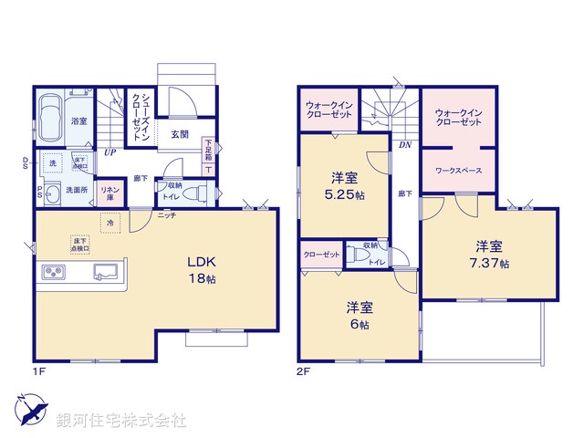G00398543 埼玉県狭山市大字堀兼 新築一戸建て 2390万円【間取図】