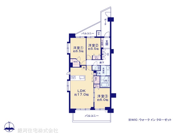 G00398689 東京都世田谷区下馬１丁目 中古マンション 1億5980万円【間取図】