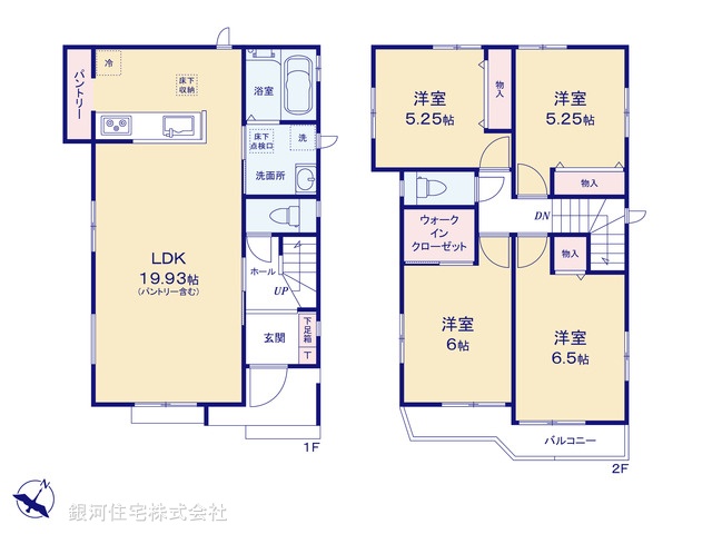 G00398898 千葉県船橋市大穴北２丁目 新築一戸建て 3490万円【間取図】
