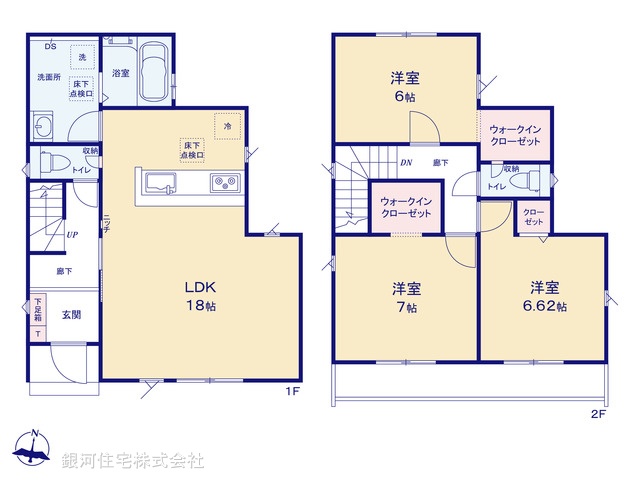 G00398908 千葉県松戸市五香西１丁目 新築一戸建て 3990万円【間取図】
