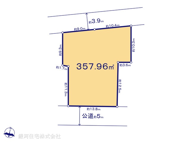 G00398999 千葉県千葉市中央区中央４丁目 土地 2億4800万円【区画図】