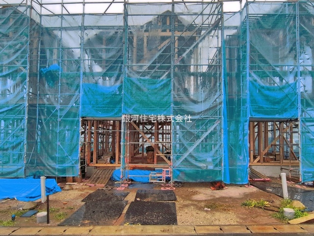G00399001 千葉県松戸市五香西２丁目 新築一戸建て 4699万円 土地面積131.89m² (約39.89坪) 建物面積113.85m² (約34.43坪) 間取り３ＳＬＤＫ 築年月2026年11月【外観2】