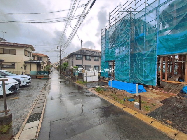 G00399002 千葉県松戸市五香西２丁目 新築一戸建て 4599万円 土地面積132.31m² (約40.02坪) 建物面積113.85m² (約34.43坪) 間取り３ＳＬＤＫ 築年月2026年11月【外観3】