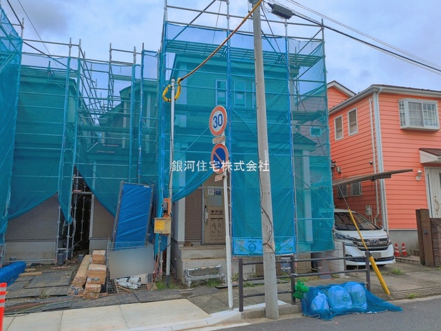 G00399006 千葉県市川市本北方３丁目 新築一戸建て 4990万円 土地面積103.90m² (約31.42坪) 建物面積93.57m² (約28.30坪) 間取り４ＬＤＫ 築年月2026年10月(築１年以内)【外観14】