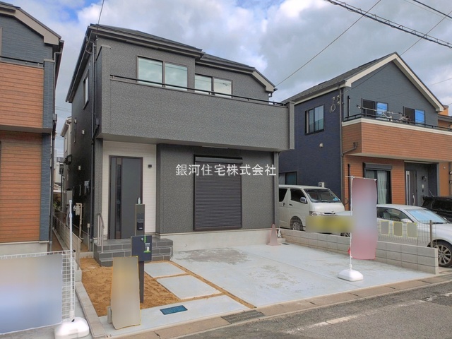 G00399009 千葉県市川市本北方３丁目 新築一戸建て 5590万円 土地面積103.71m² (約31.37坪) 建物面積95.01m² (約28.74坪) 間取り３ＳＬＤＫ 築年月2026年11月【外観2】