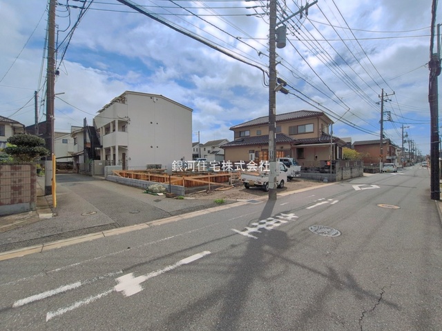 G00399010 千葉県松戸市五香西２丁目 新築一戸建て 5790万円 土地面積192.64m² (約58.27坪) 建物面積101.84m² (約30.80坪) 間取り４ＬＤＫ 築年月2026年12月【外観6】