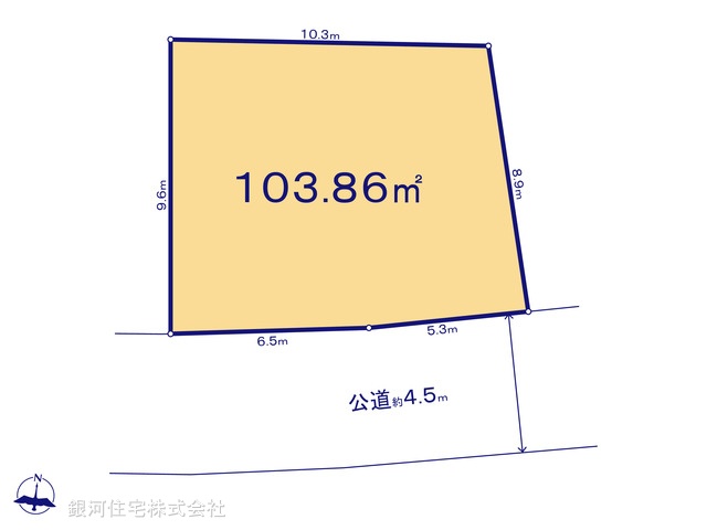 G00399033 神奈川県相模原市緑区下九沢 土地 1880万円【区画図】